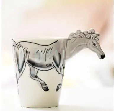 A person enjoying a drink from the eco-friendly porcelain mug