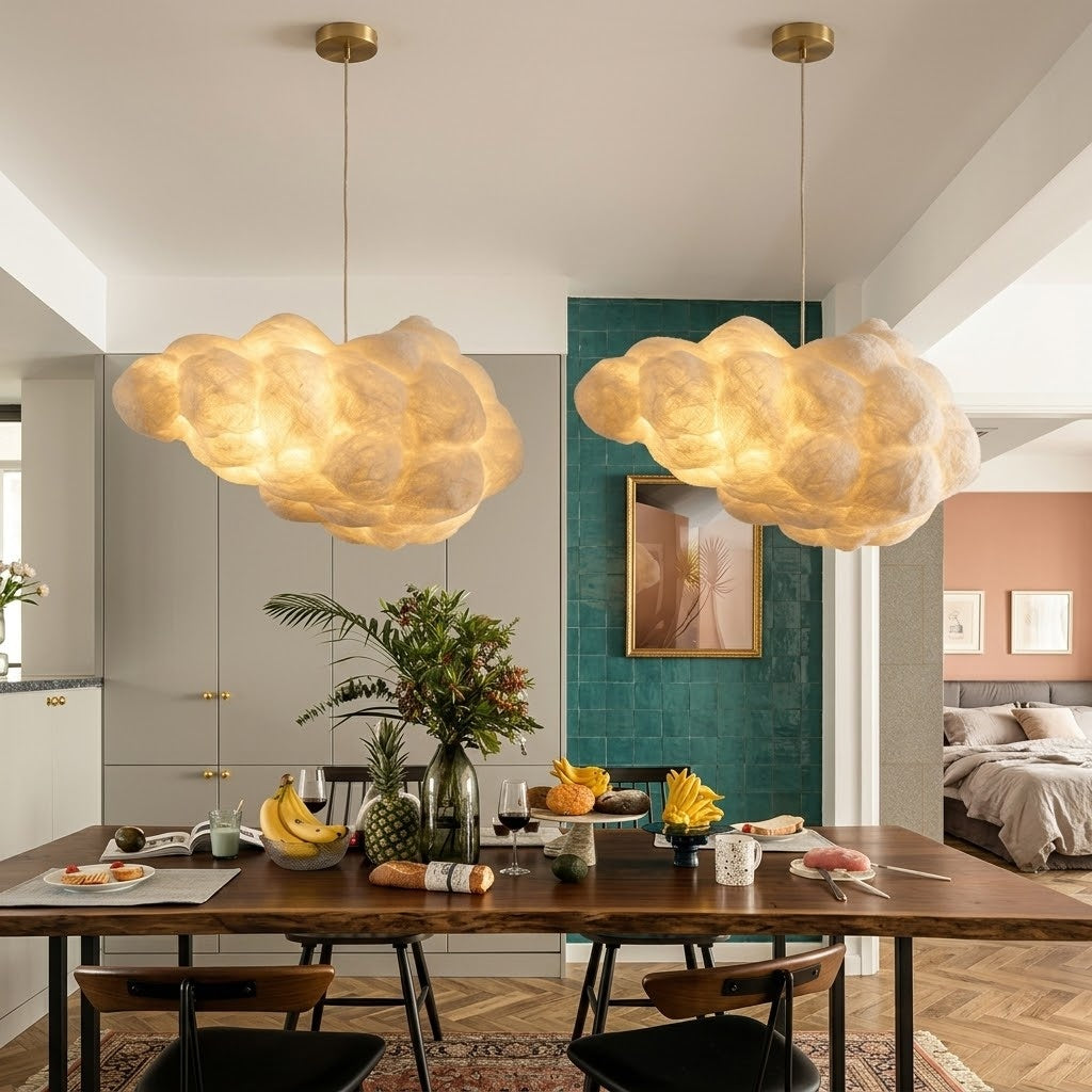 Quirky gadget gift idea the fluffy cloud lamp in a child's room