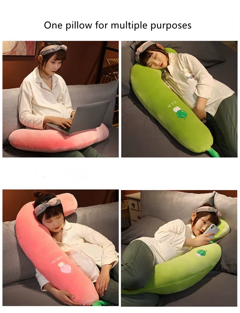 Pillow in use