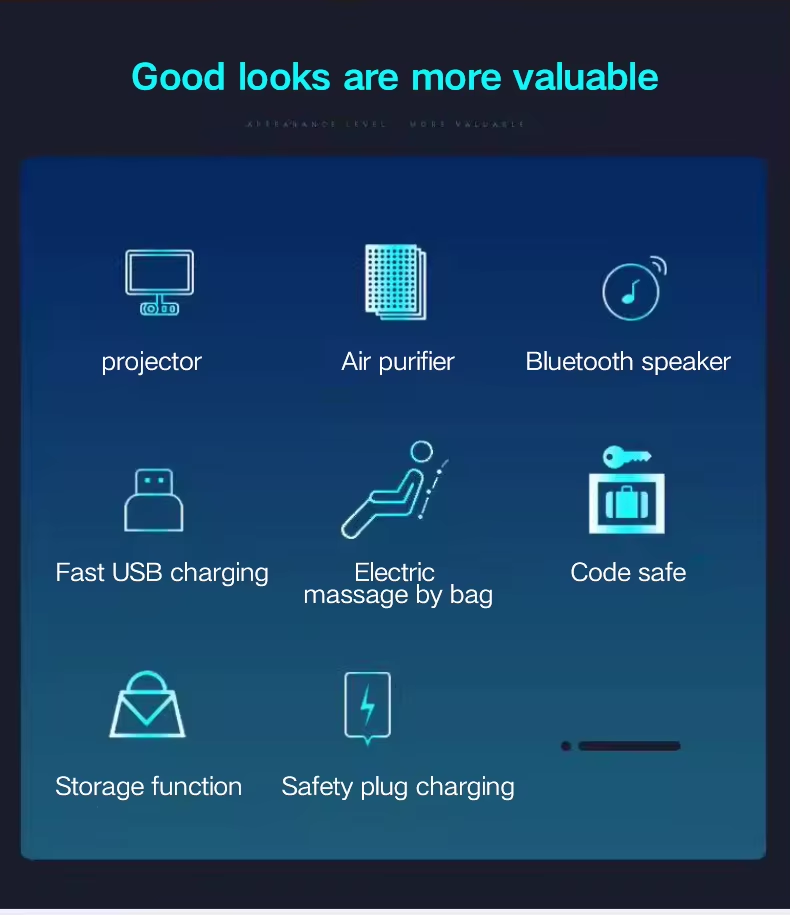 Smart Bed with Storage and Connectivity