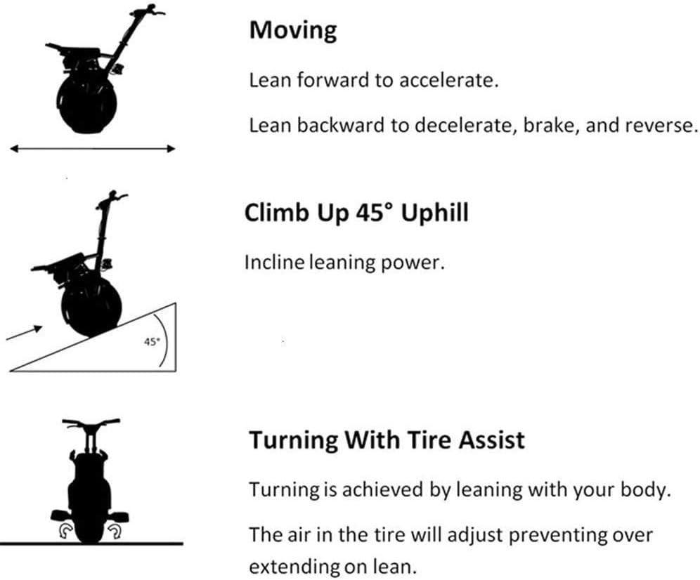Detailed view of the Balance Bull's tire and frame