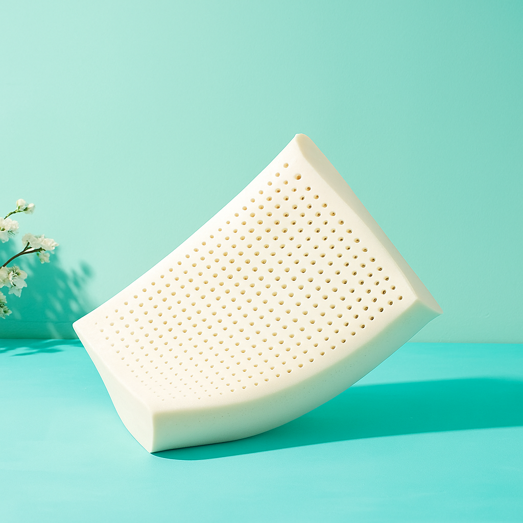 Natural Latex Pillow in a bedroom setting
