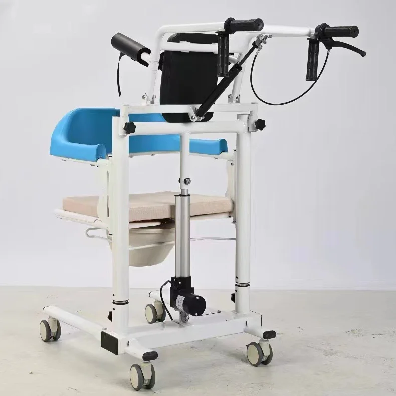 Close-up of the easy-to-use remote control for the mobility lift chair