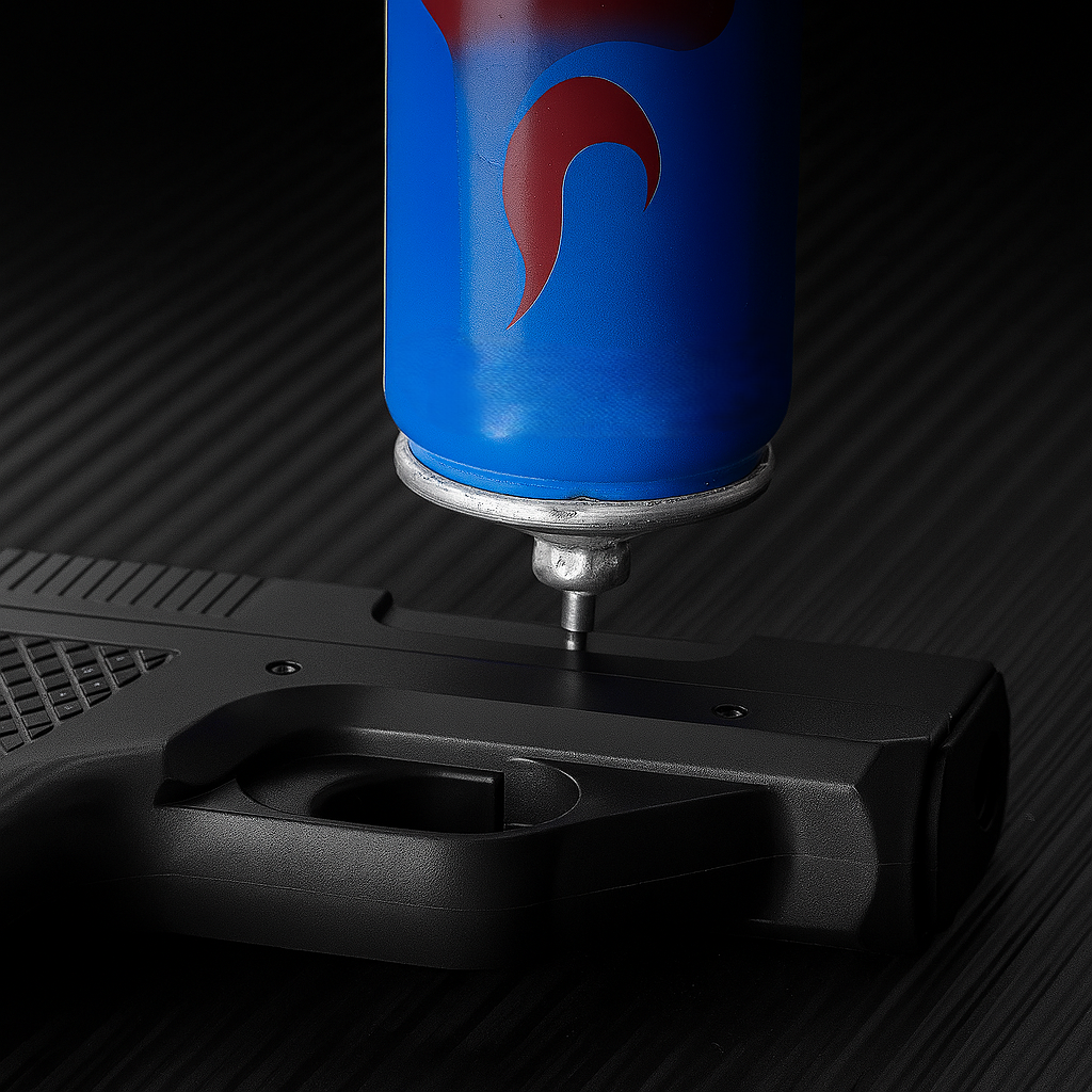 Sleek metal finish of the secret storage lighter