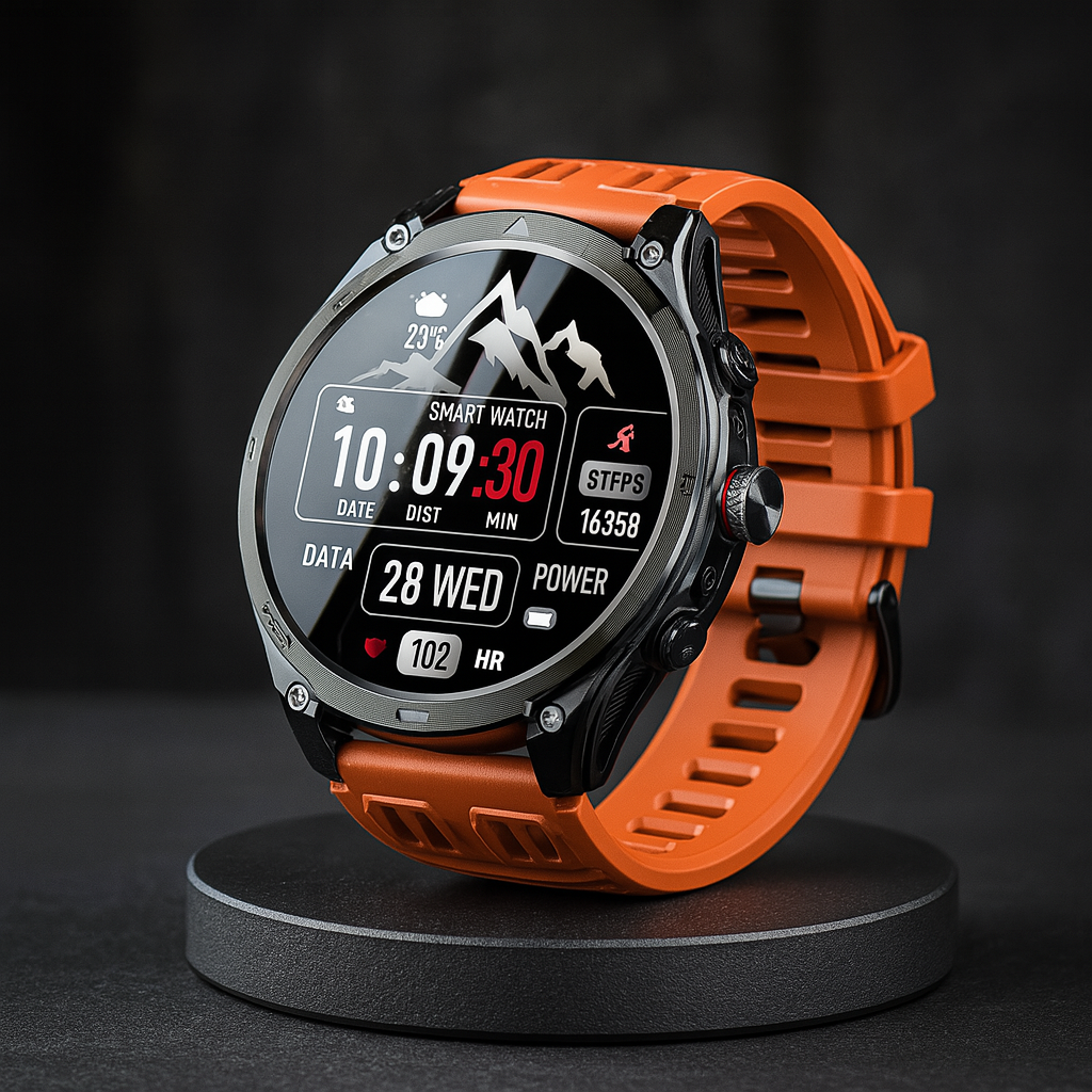 Advanced Sports GPS Waterproof Fitness Tracker Smartwatch - Detail Shot