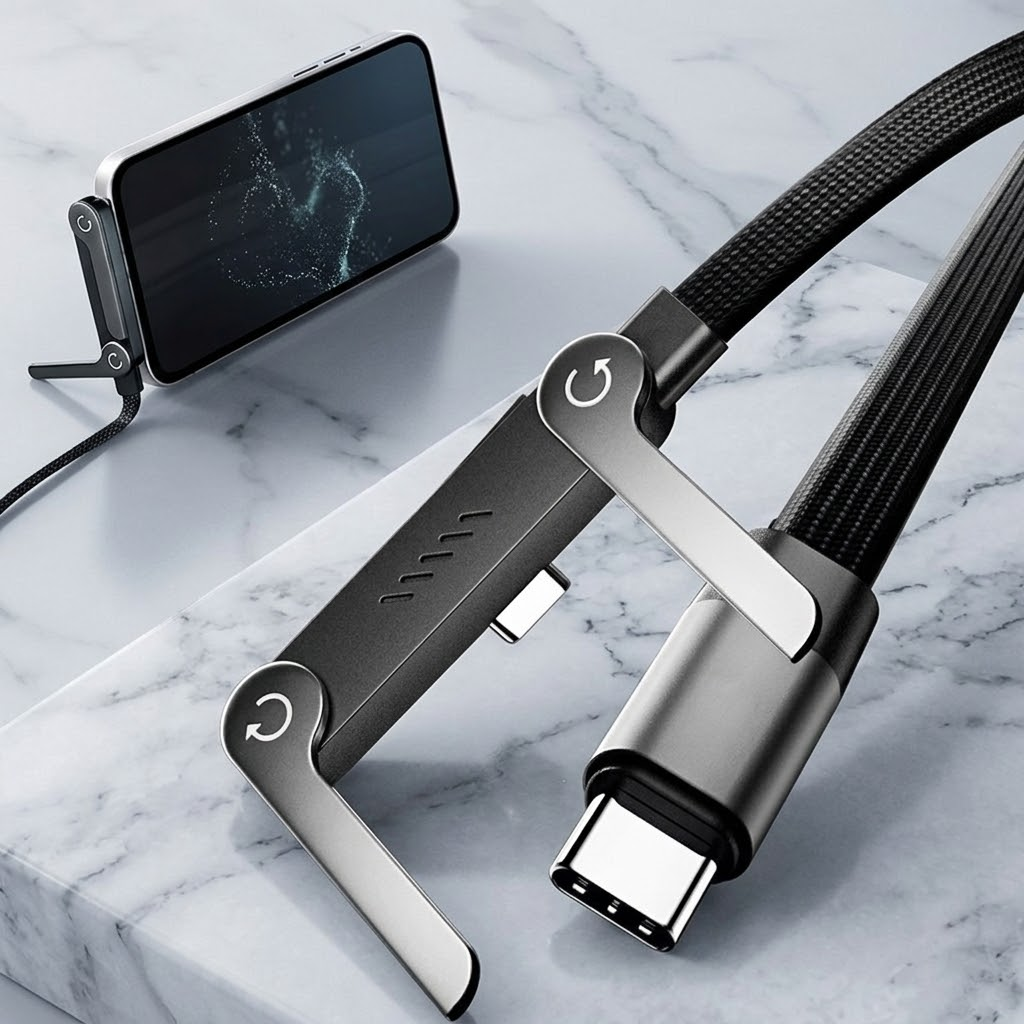 Using the Bend & Charge cable for hands-free gaming