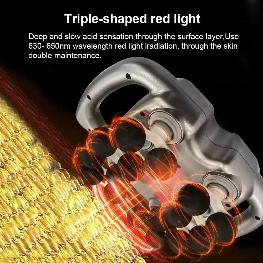 The LED display showing the 99 intensity levels of the creative gadget.