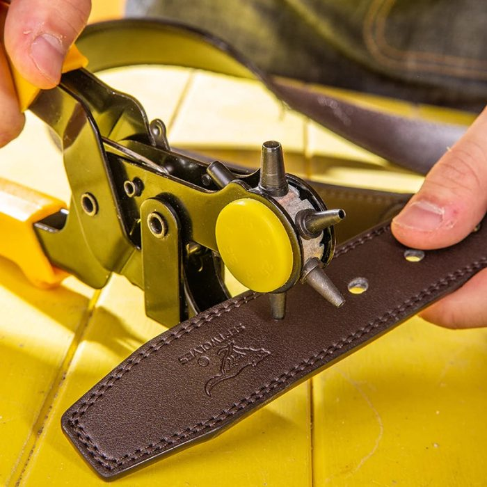 Precision Cutter Leather Punch Pliers for crafting and textiles