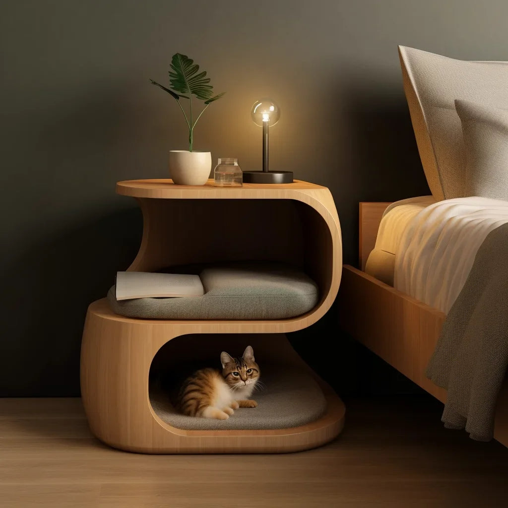 Cat Bed Nightstand Durability
