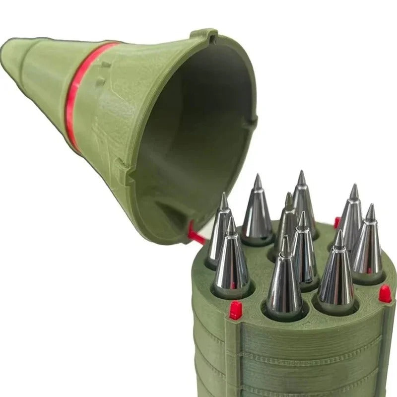 Rocket Missile Pen Holder organizing pens and pencils neatly