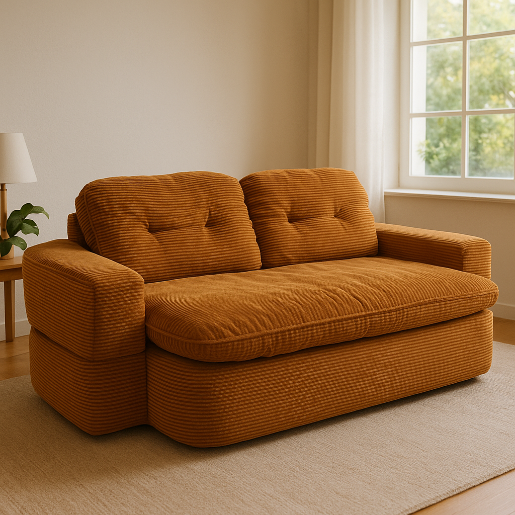 Dream Fold Ultra Soft Convertible Lounge Sofa showcasing its versatility