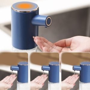 Sleek Automatic Motion-Sensing Soap Dispenser on a bathroom counter