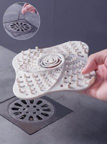 Bathroom Drain Hair Catcher preventing clogs