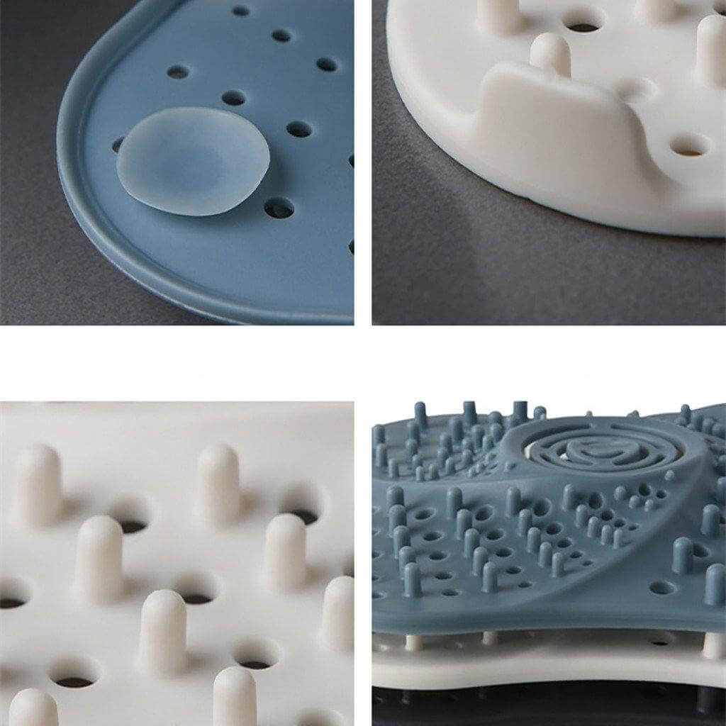 Colorful variety of drain hair catchers as a quirky gadget gift