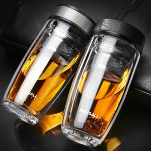 Stylish Dual Glass Tea Brewer