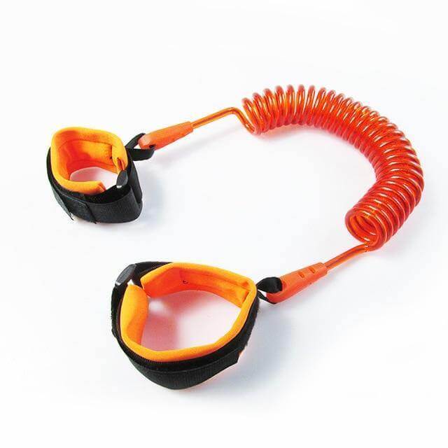 Close-up of the comfortable and secure wristband on the anti-lost rope