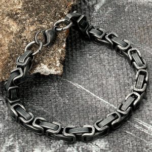 Classic chunky retro Cuban chain bracelet