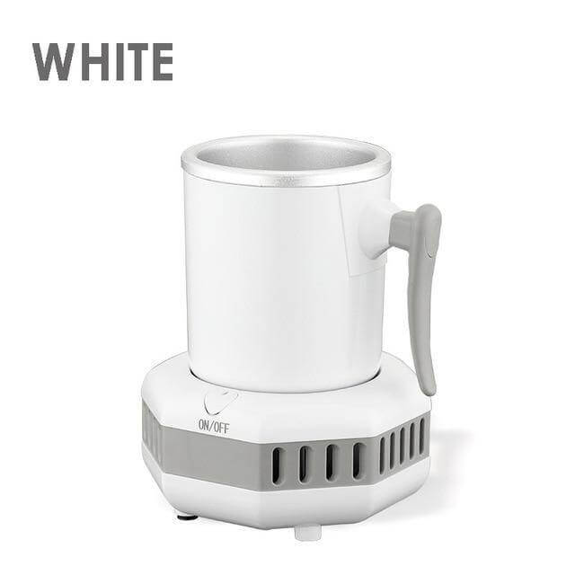 Lifestyle presents idea showing the drink cooler on a modern desk