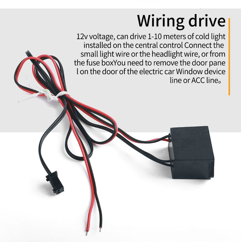 Different color options for the Car Interior Decorative LED Strip light