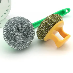 Sturdy Wire Ball Kitchen Cleaning Brush