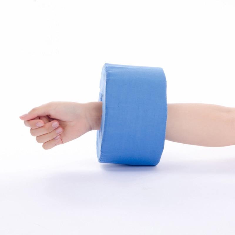 Blue and white versions of the support pillow gift
