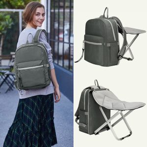 2in1 Collapsible Camping Chair Combination Rucksack