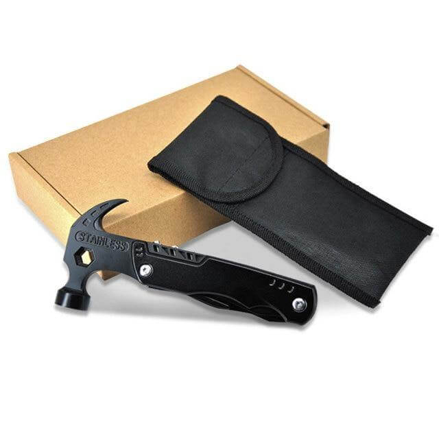 Lifestyle image of the 14in1 portable multitool ready for use