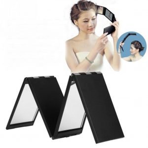 Collapsible Handheld Pocket Cosmetic Mirror
