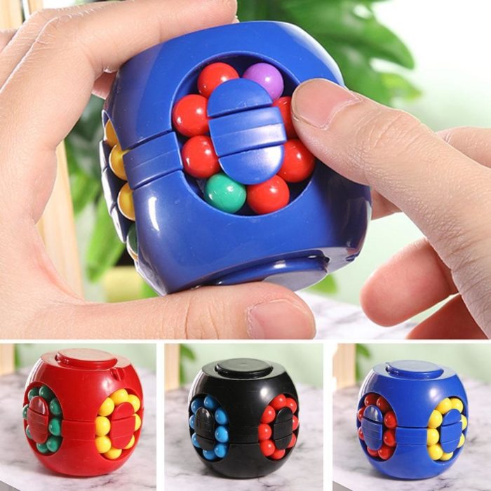 Educational Anti Stress Rotating Cube for focus and calm