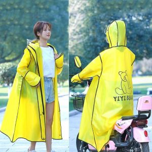 Hooded Wind-Resistant Cycle Raincoat