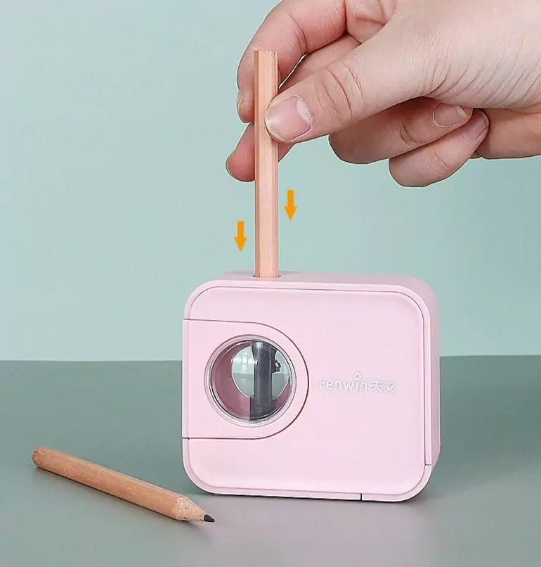 Compact USB-Powered Pencil Sharpener