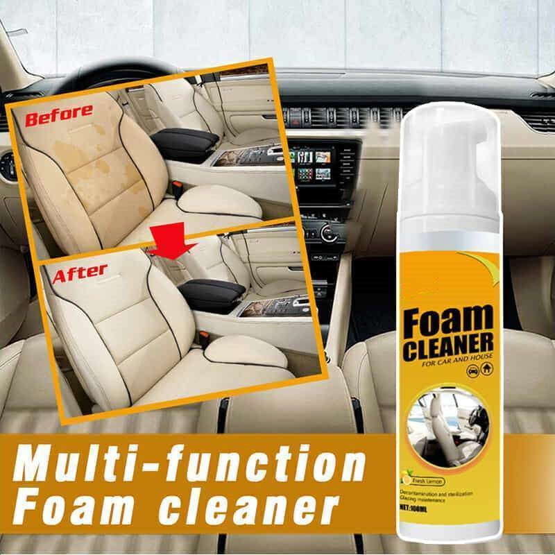 The powerful foam action of the Easy Cleaning Foam Cleaner Spray