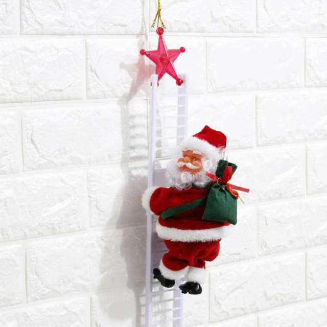 Different models of the musical Santa Claus holiday toy