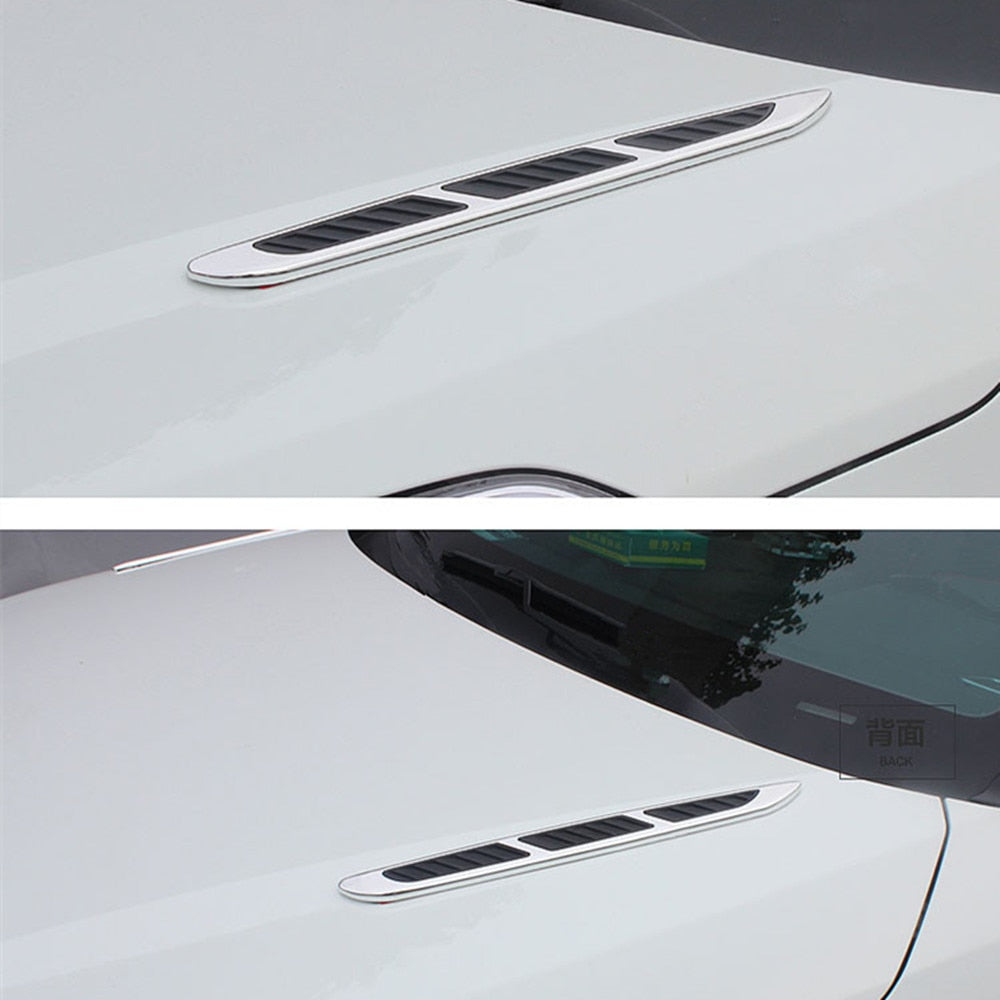 Another angle of the decorative car vent applied to a vehicle