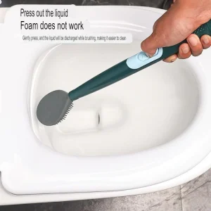 Extended Handle Soap Dispenser Toilet Brush