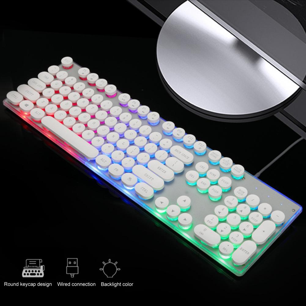 Retro Illuminated Keyboard in Use