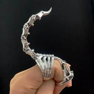 Intricately designed Gothic scorpion ring, bold and eye-catching