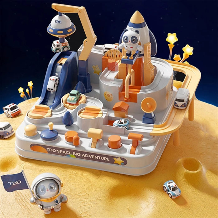Space Panda Car Racing Toys for kids aged 4-6