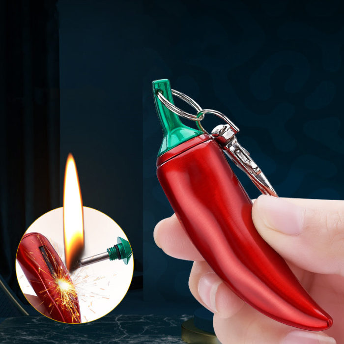 Chili-shaped permanent match lighter, durable and windproof for camping