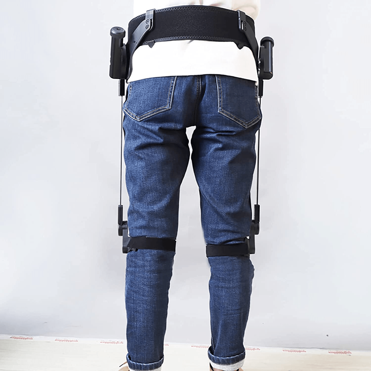 Adjustable strength knob on the walking support gadget