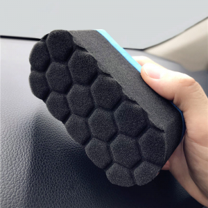 Durable car care sponge for washing, waxing, and polishing