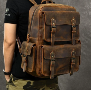 Artisanal Leather Beetle Unisex Bag