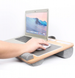 Stylish Portable Mouse Pad Wrist Laptop Desk for comfort