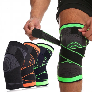 Adjustable fitness knee protector pad for joint support