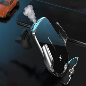 Smart Aroma Wireless Charging Car Phone Holder