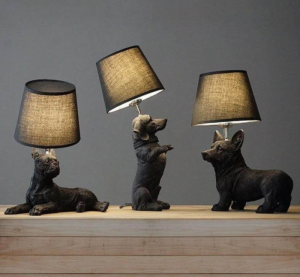 Puppy Love LED Table Light - A cute puppy-themed table lamp.