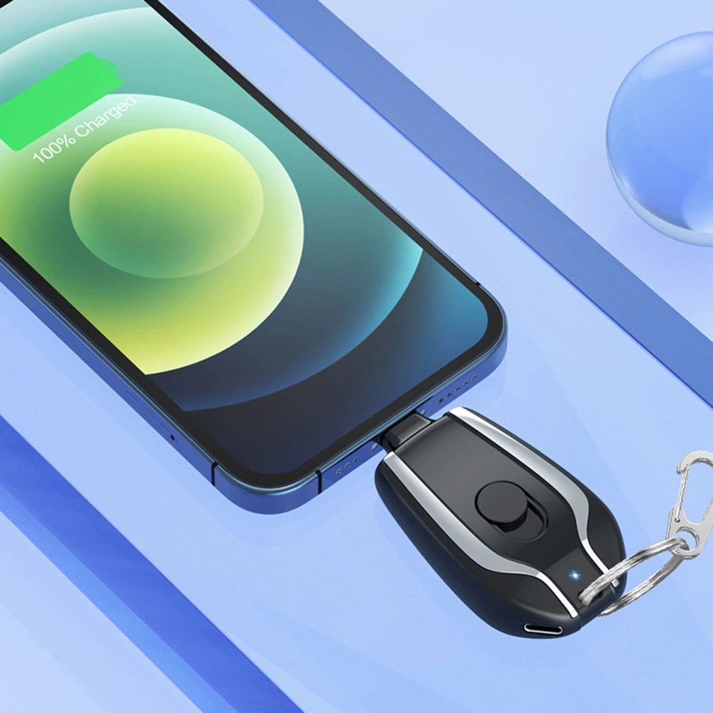 Using the Mini Keychain Power Bank