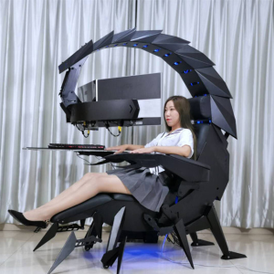 Zero Gravity Massage Ergonomic Scorpion Gaming Chair in a futuristic setup