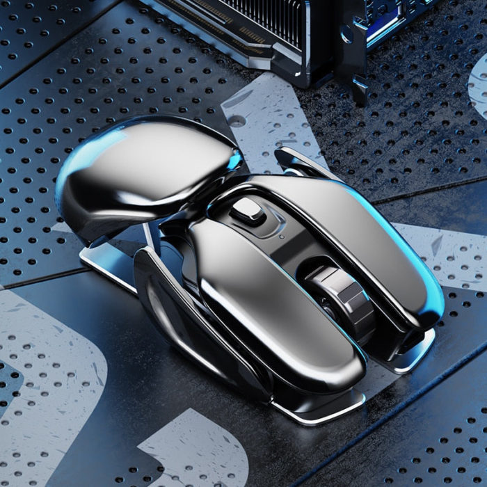 Ergonomic wireless rechargeable gaming mouse for PC gamers
