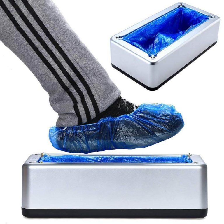 Portable Hands-Free Disposable Shoe Cover Box